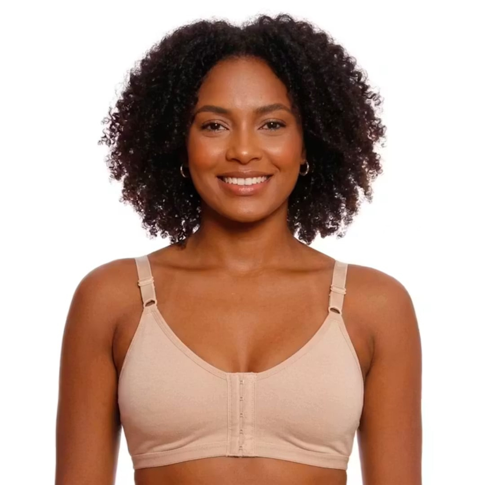 Sutiã Sem Bojo Com Abertura Frontal Plumas Lingerie - Imagem 4