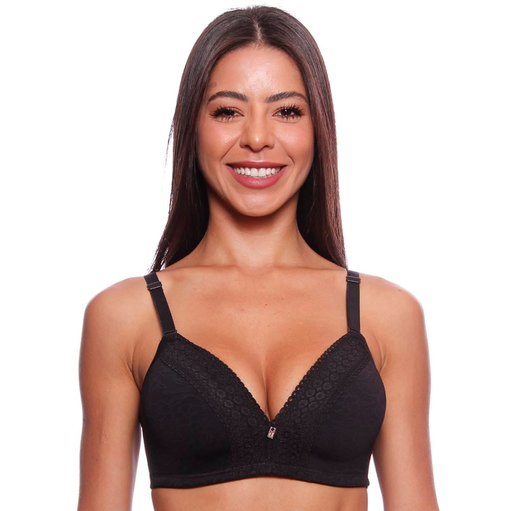 Sutiã Top Bojo Tri Detalhes Flor E Renda Nayane - Imagem 3