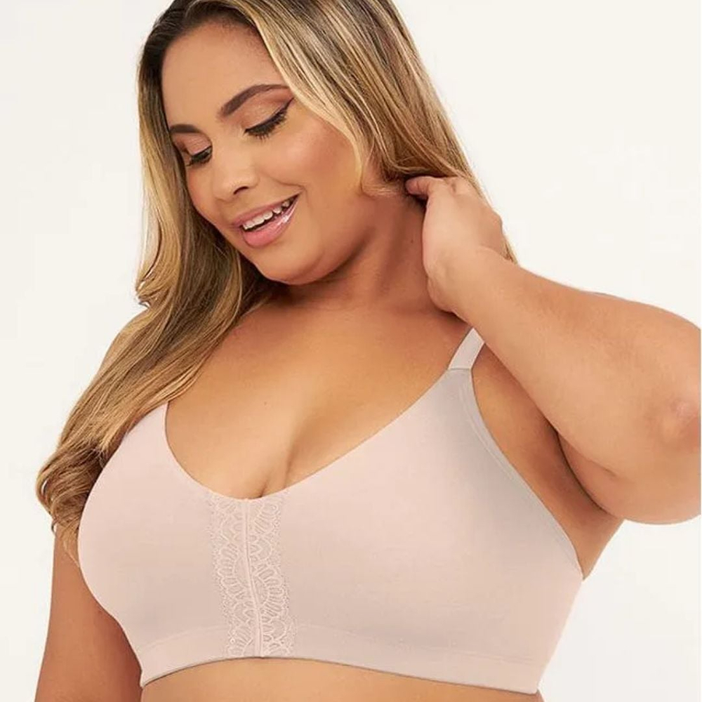Sutiã Top Plus Size Sem Bojo Sem Aros Econfort - Imagem 3