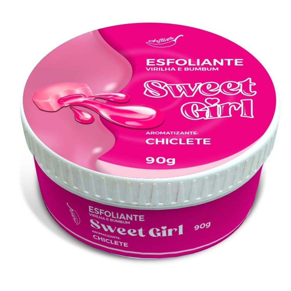 Sweet Girl Esfoliante Para Virilha E Bumbum 90G Chillies - Imagem 3