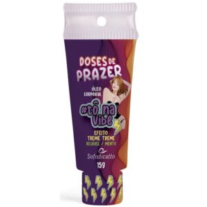 Tô Na Vibe Eletrizante Doses De Prazer Óleo Corporal 15G Sofisticatto