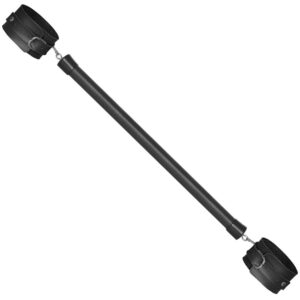 Tornozeleira Preta Com Separador 50Cm Dominatrix