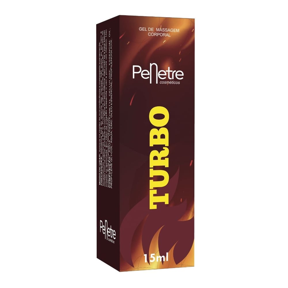 Turbo Gel Para Massagem Corporal 15Ml Penetre Cosméticos