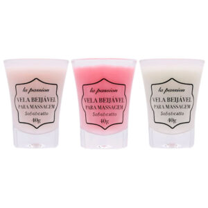 Vela Beijável Para Massagem 40G Sofisticatto