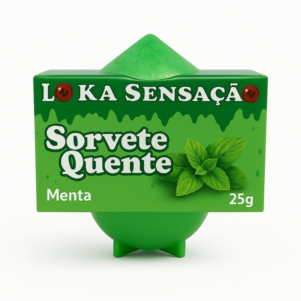 Vela Comestível Sorvete Quente Loka Sensação - Imagem 2