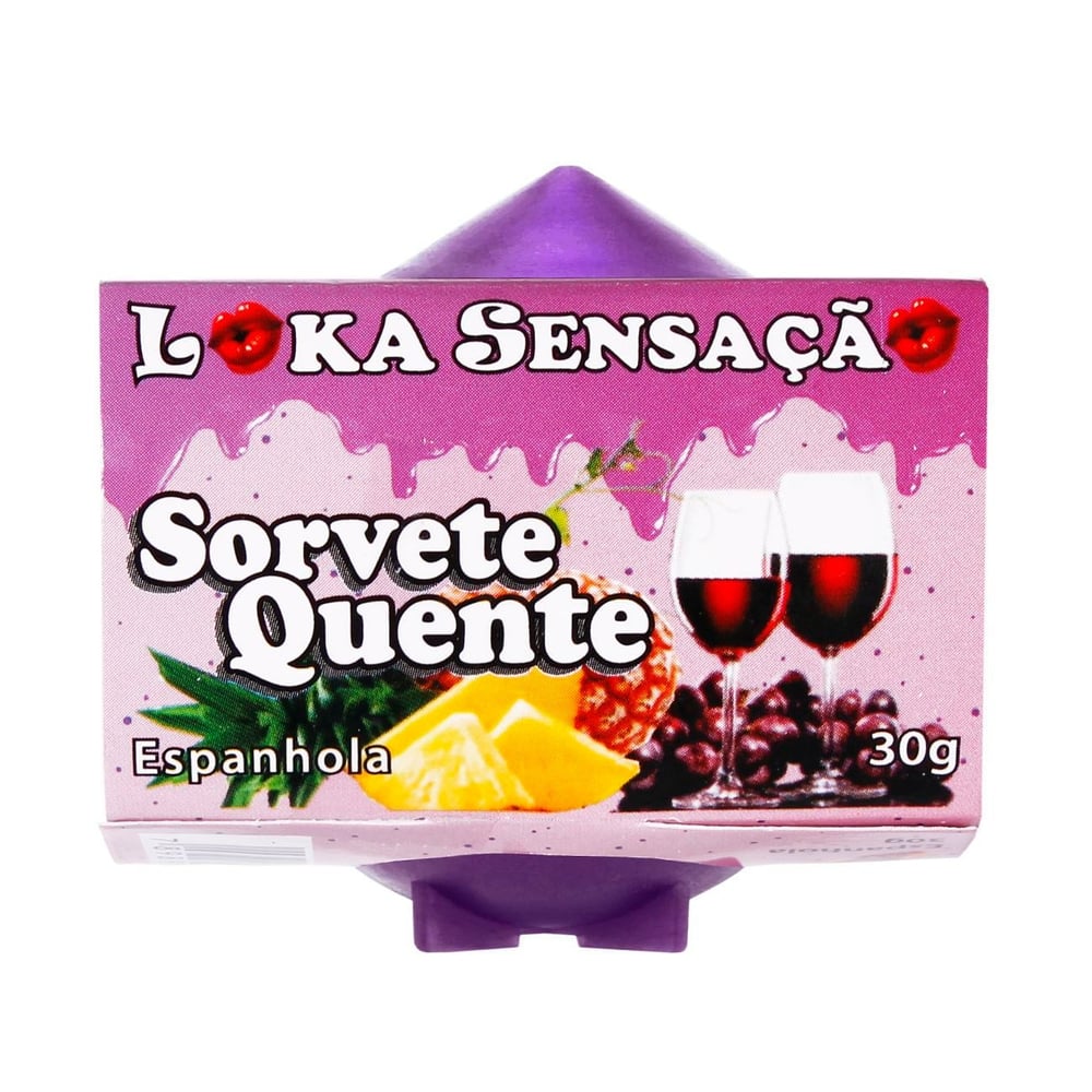 Vela Comestível Sorvete Quente Loka Sensação - Imagem 5