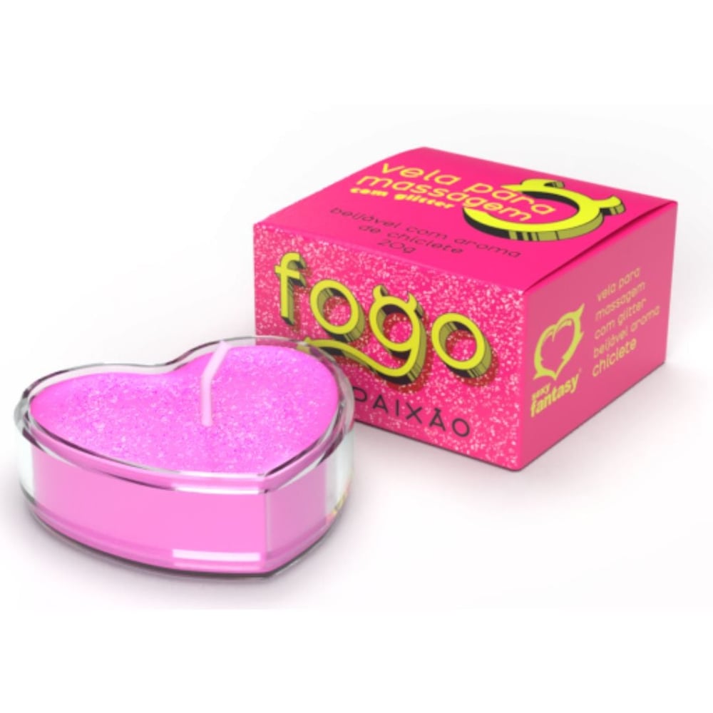 Vela Fogo Da Paixão Com Glitter 20G Sexy Fantasy - Imagem 2
