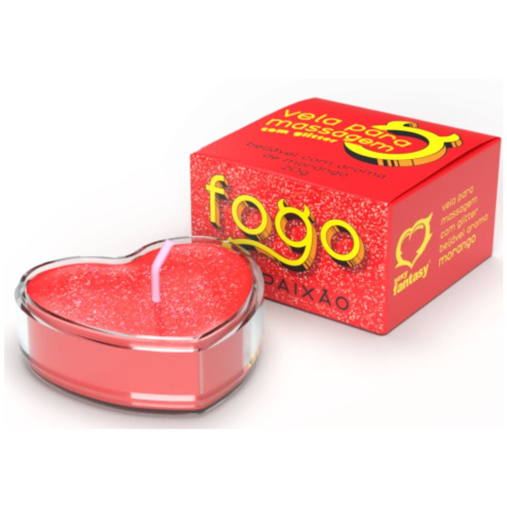 Vela Fogo Da Paixão Com Glitter 20G Sexy Fantasy - Imagem 4