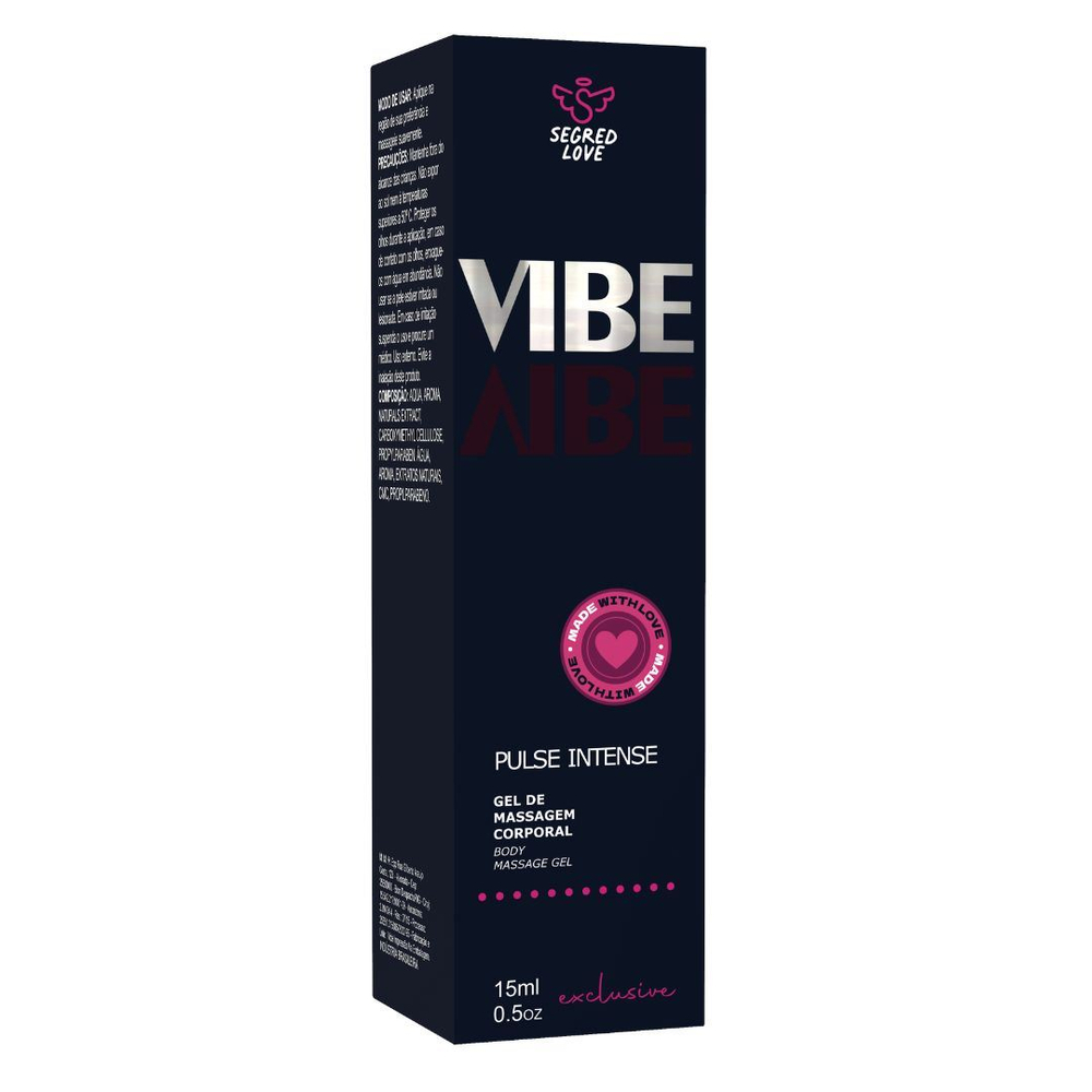 Vibe Pulse Intense Excitante Linha Exclusive 15Ml Segred Love - Imagem 3