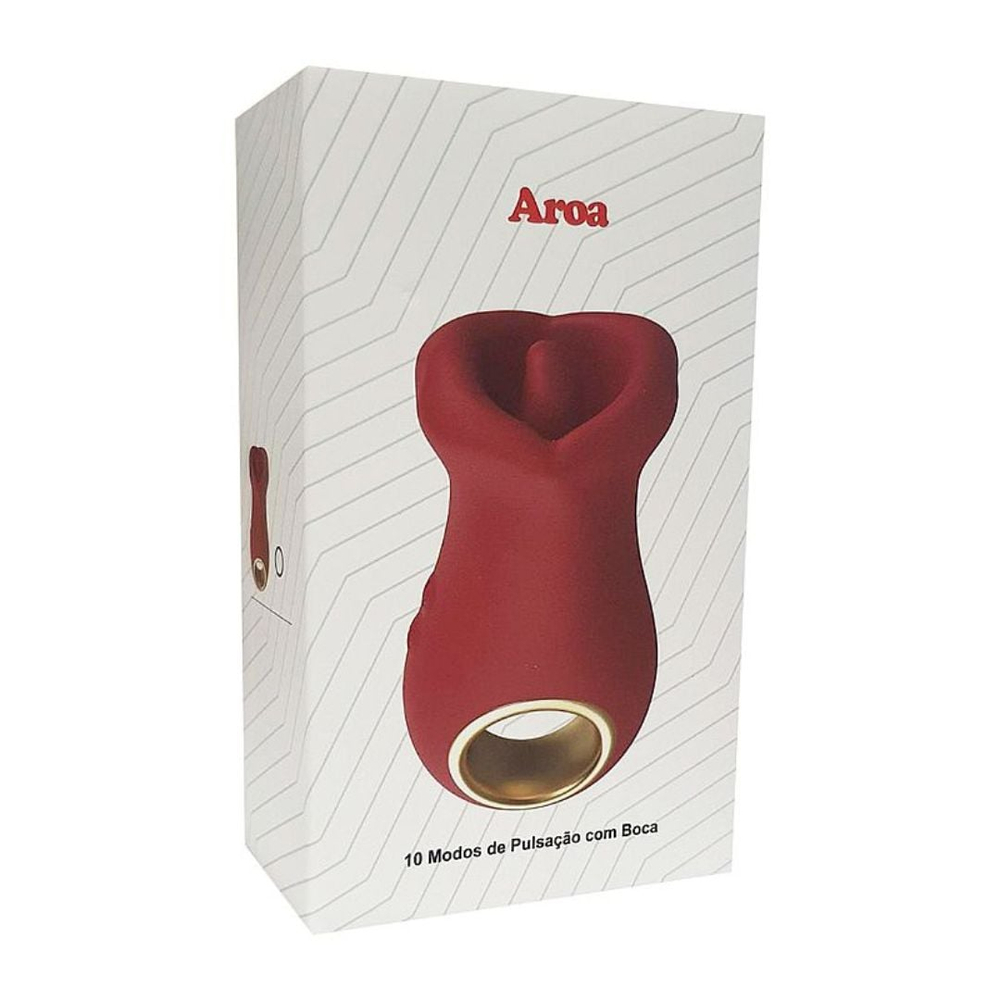 Vibrador Aroa Formato De Boca 10 Modos De Vibração Vibe Toys - Imagem 6