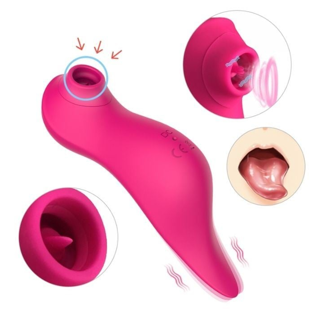 Vibrador Birdie Com Estumulador Clitoriano Duplo Vibe Toys - Imagem 6
