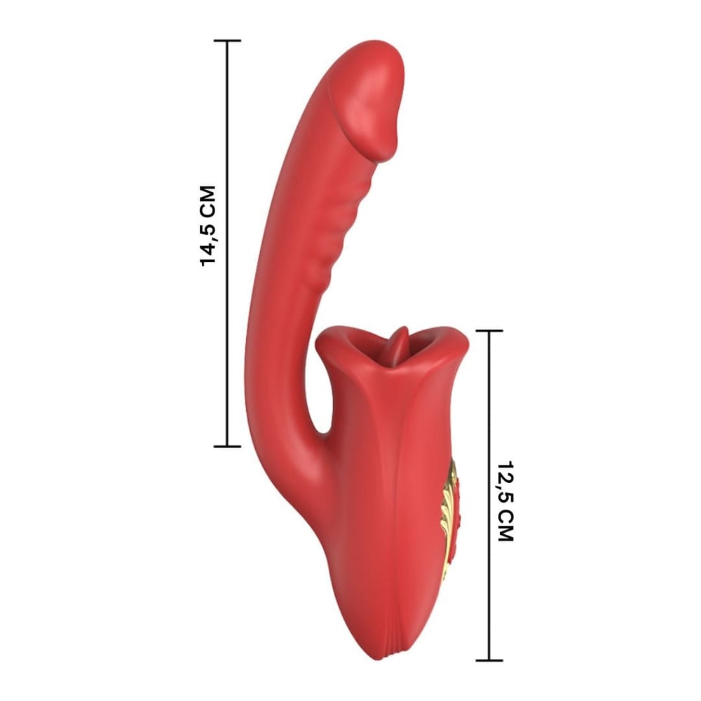 Vibrador Boca Sensual 10 Modos De Estimulação Vibe Toys - Imagem 6