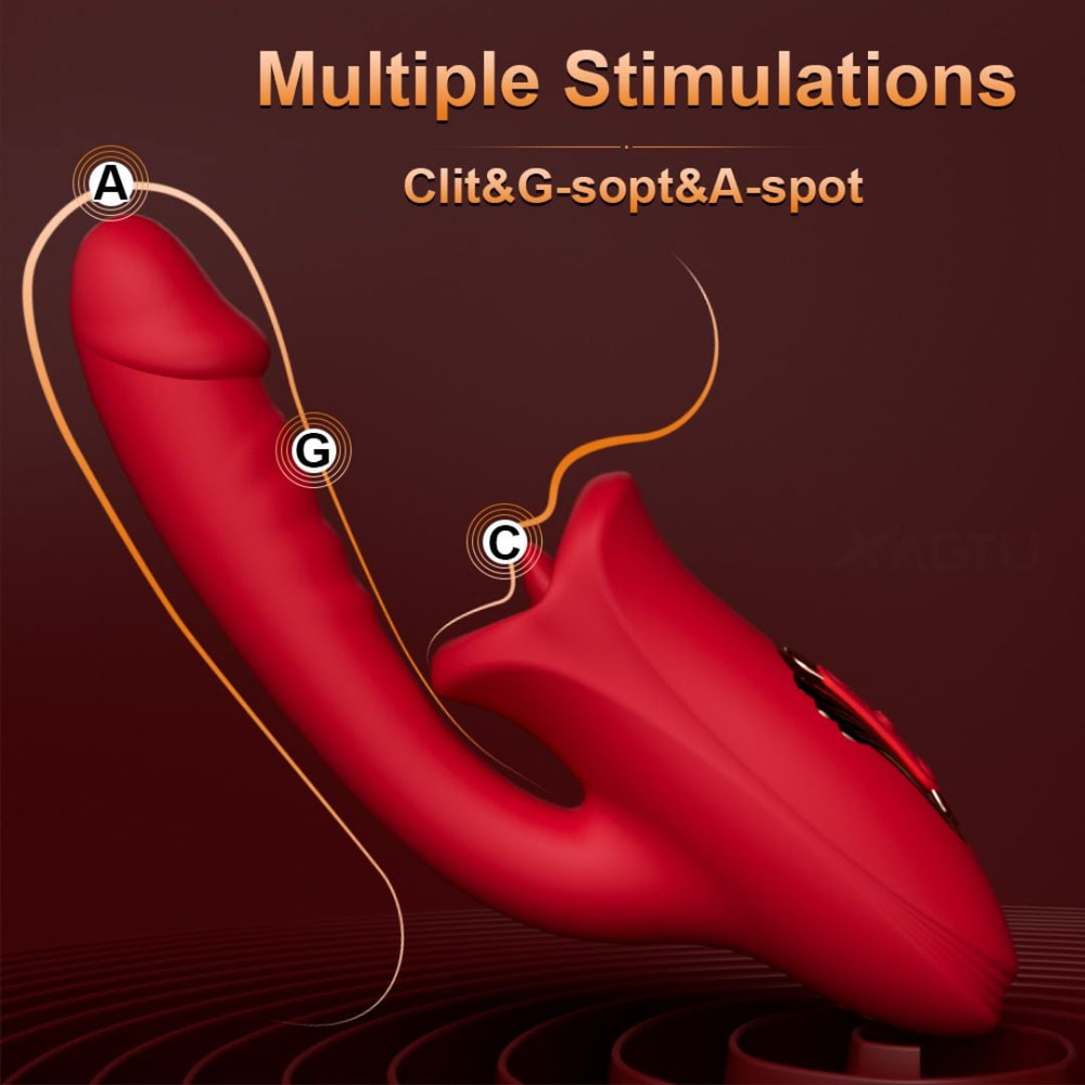 Vibrador Boca Sensual 10 Modos De Estimulação Vibe Toys - Imagem 8