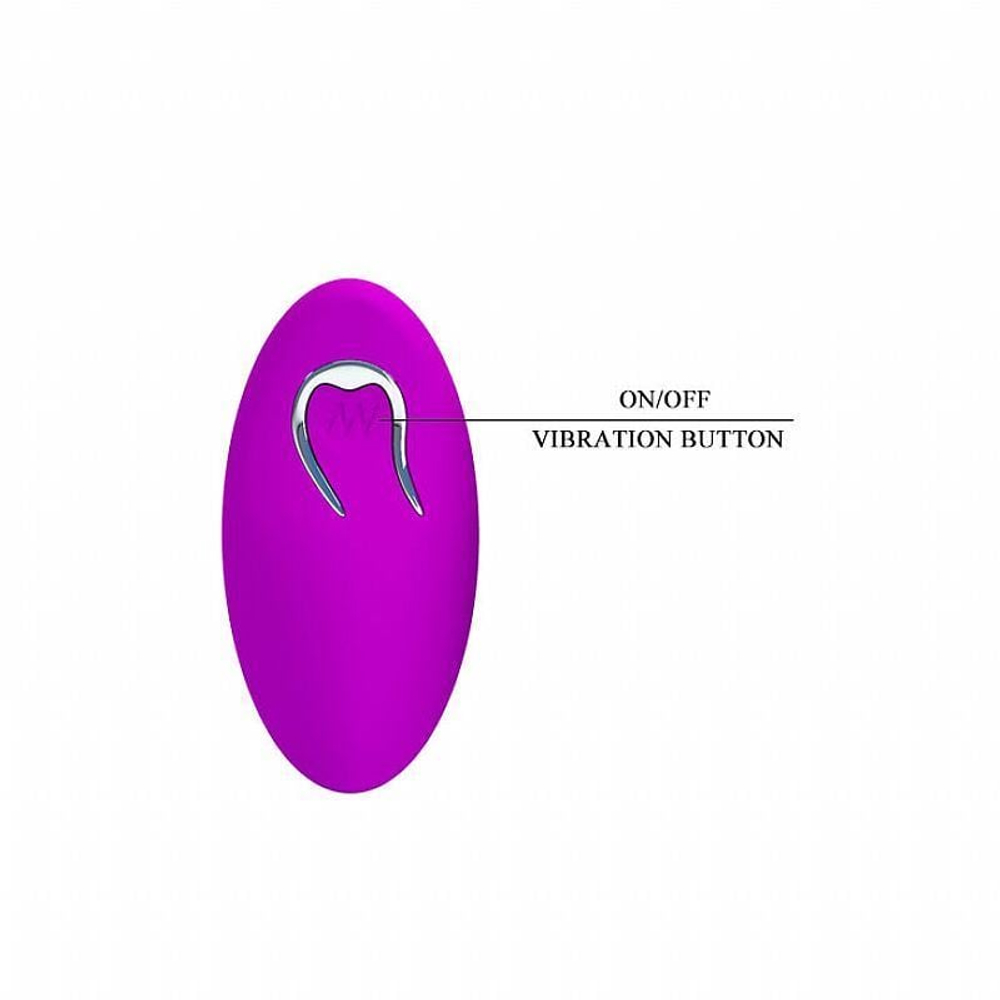 Vibrador Bullet Com Controle Remoto Bradley 12 Vibrações Pretty Love - Imagem 4