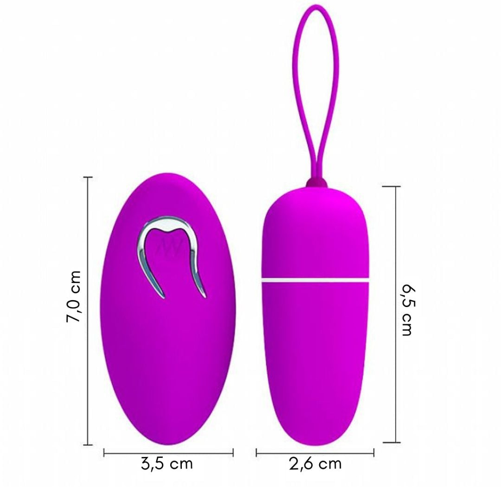 Vibrador Bullet Com Controle Remoto Bradley 12 Vibrações Pretty Love - Imagem 5