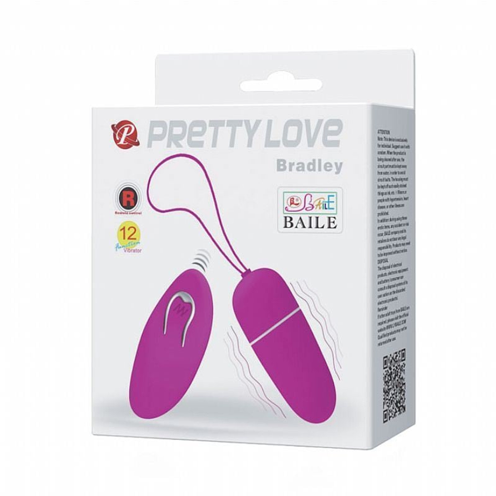 Vibrador Bullet Com Controle Remoto Bradley 12 Vibrações Pretty Love - Imagem 6