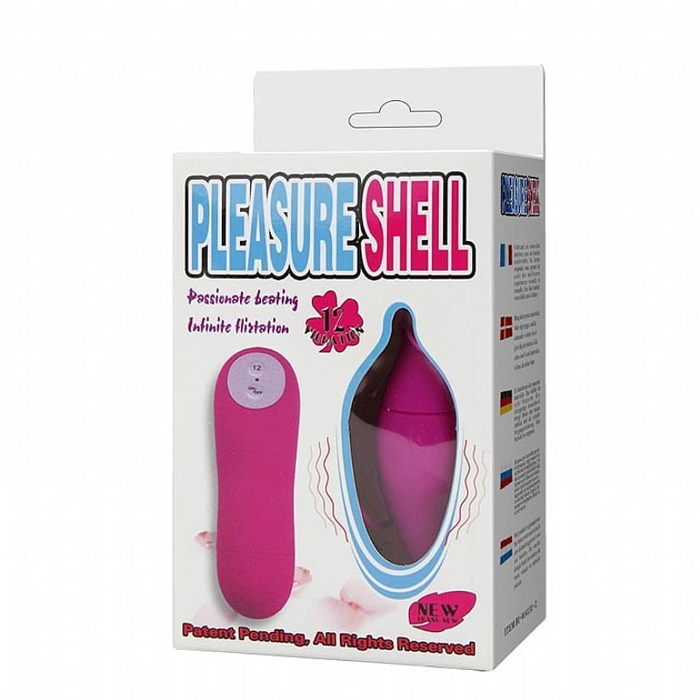 Vibrador Bullet Com Fio 12 Vibrações Pleasure Shell - Imagem 5