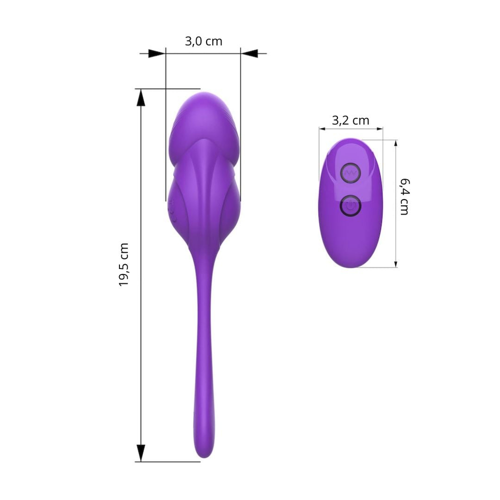 Vibrador Bullet Wave I I 10 Modos De Vibração Com Controle Wireless Vibe Toys - Imagem 8