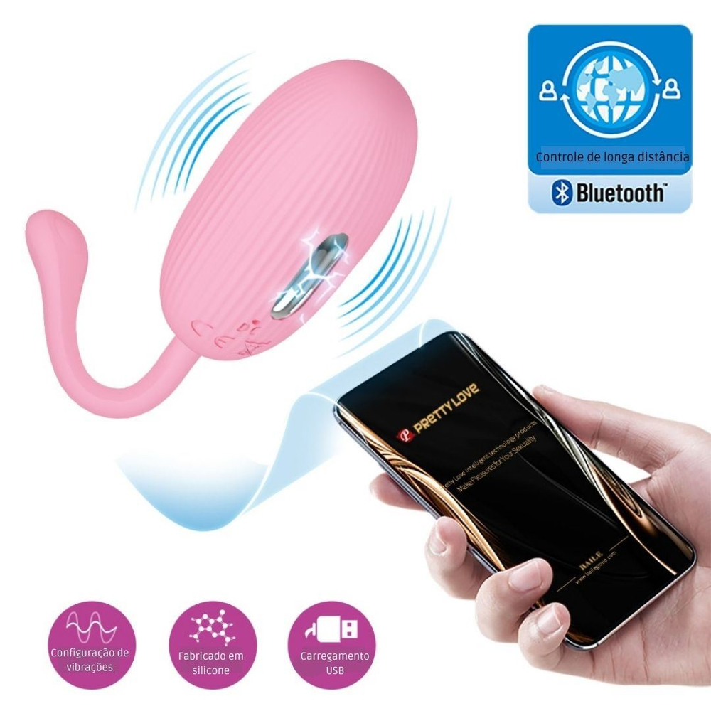 Vibrador Cápsula Wireless Doreen 12 Modos De Vibrações Com App Pretty Love - Imagem 9