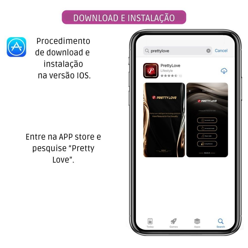 Vibrador Cápsula Wireless Doreen 12 Modos De Vibrações Com App Pretty Love - Imagem 10