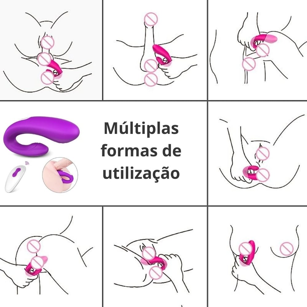 Vibrador Casal Enjoy 9 Modos De Vibração S-Hande - Imagem 6