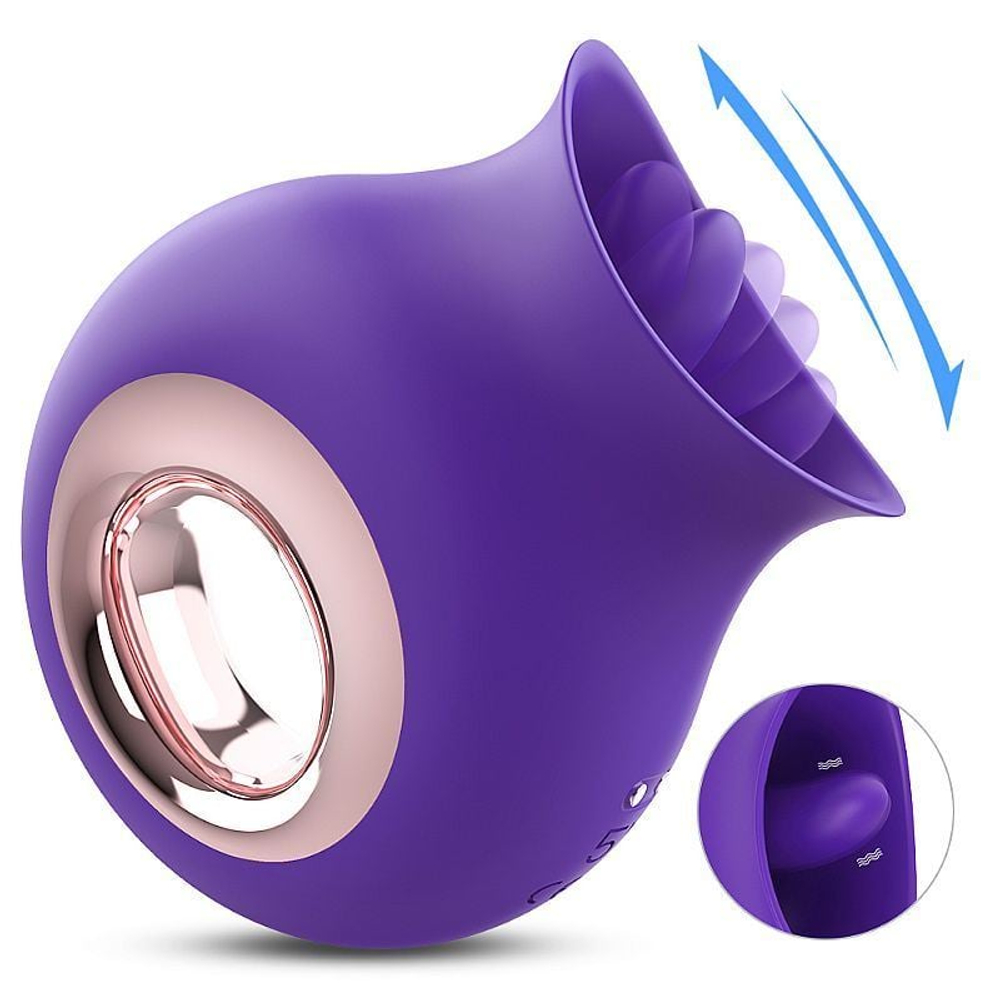 Vibrador Duplo Flexível Flora 10 Modos De Vai E Vem Vibe Toys - Imagem 8