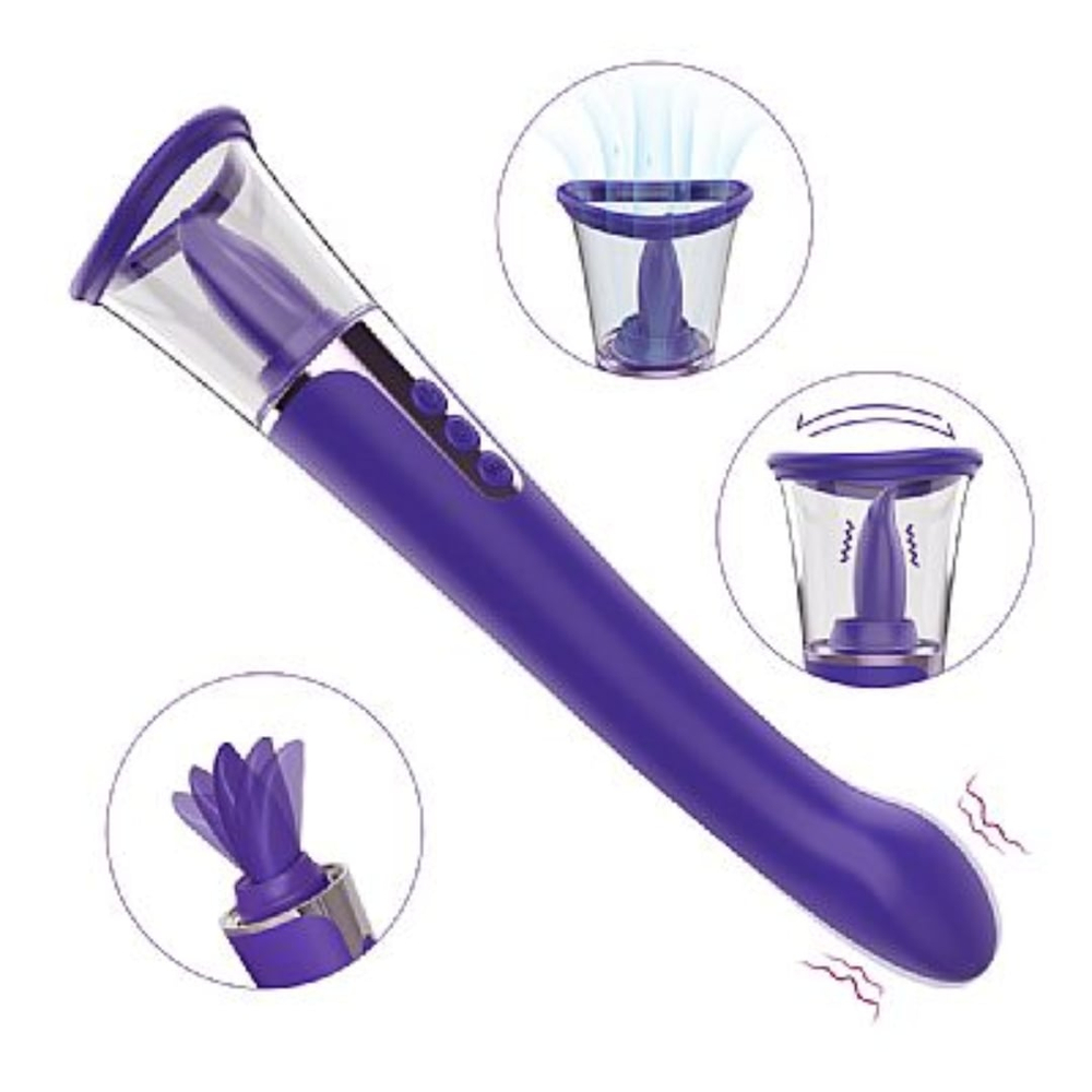 Vibrador Clitoriano Com Massageador E Sucção Amzing Ty - Imagem 5