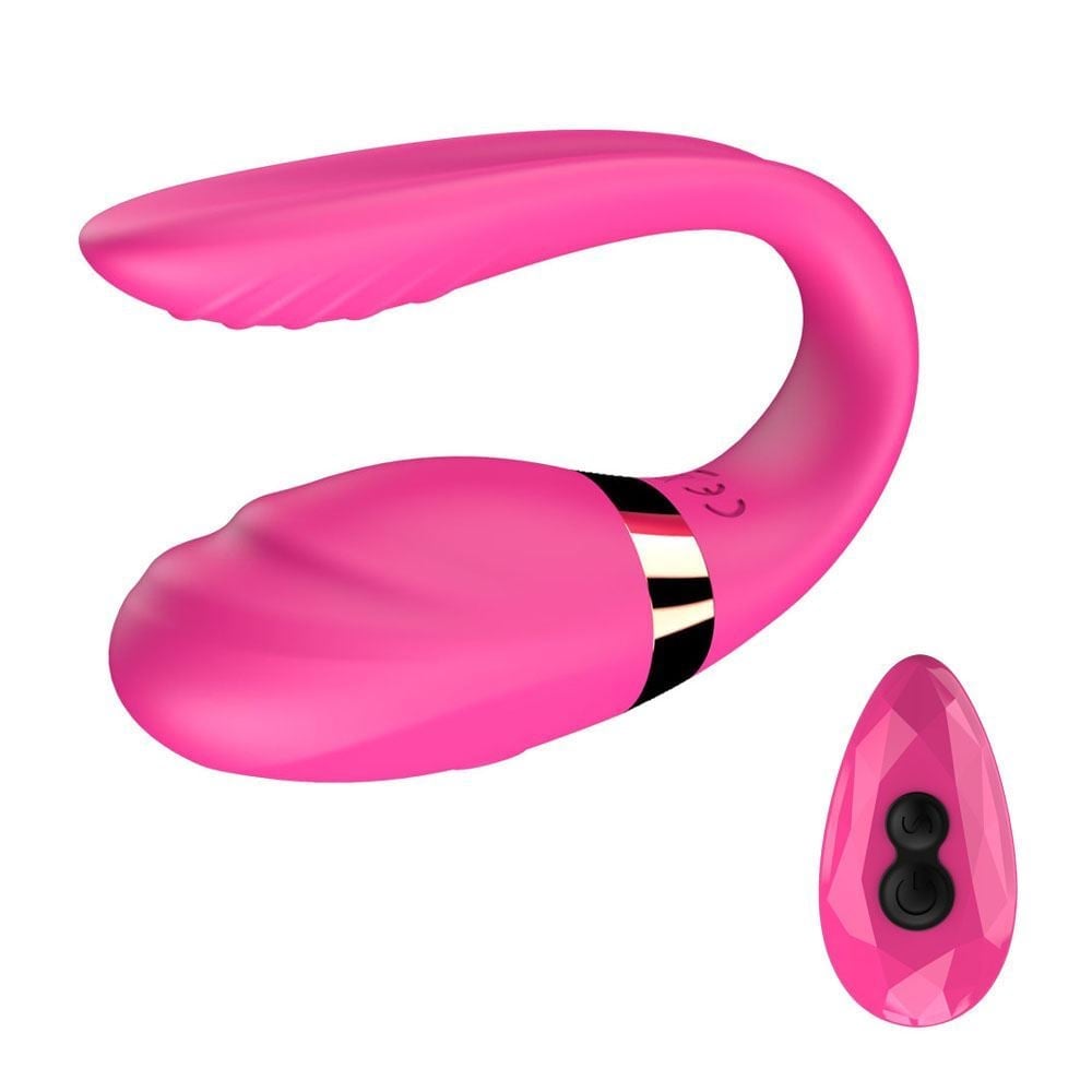 Vibrador Com Estimulador 7 Modos Vibratórios C/ Controle Remoto Sex Massage - Imagem 2