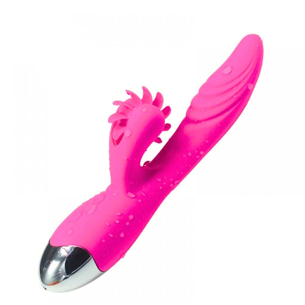 Vibrador Com Estimulador Simulador De Sexo Oral Dibe - Imagem 2