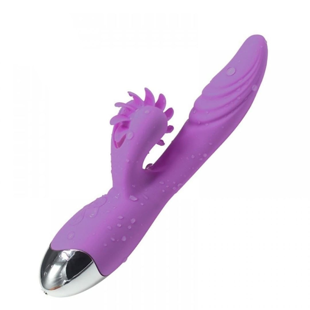 Vibrador Com Estimulador Simulador De Sexo Oral Dibe - Imagem 3