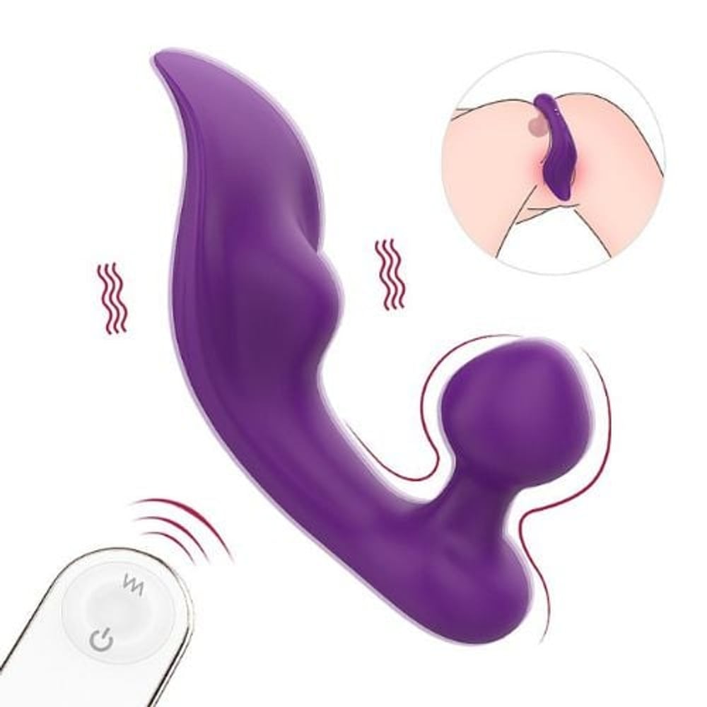 Vibrador De Calcinha Chomper Com Penetrador 9 Modos De Vibração Shande - Imagem 4