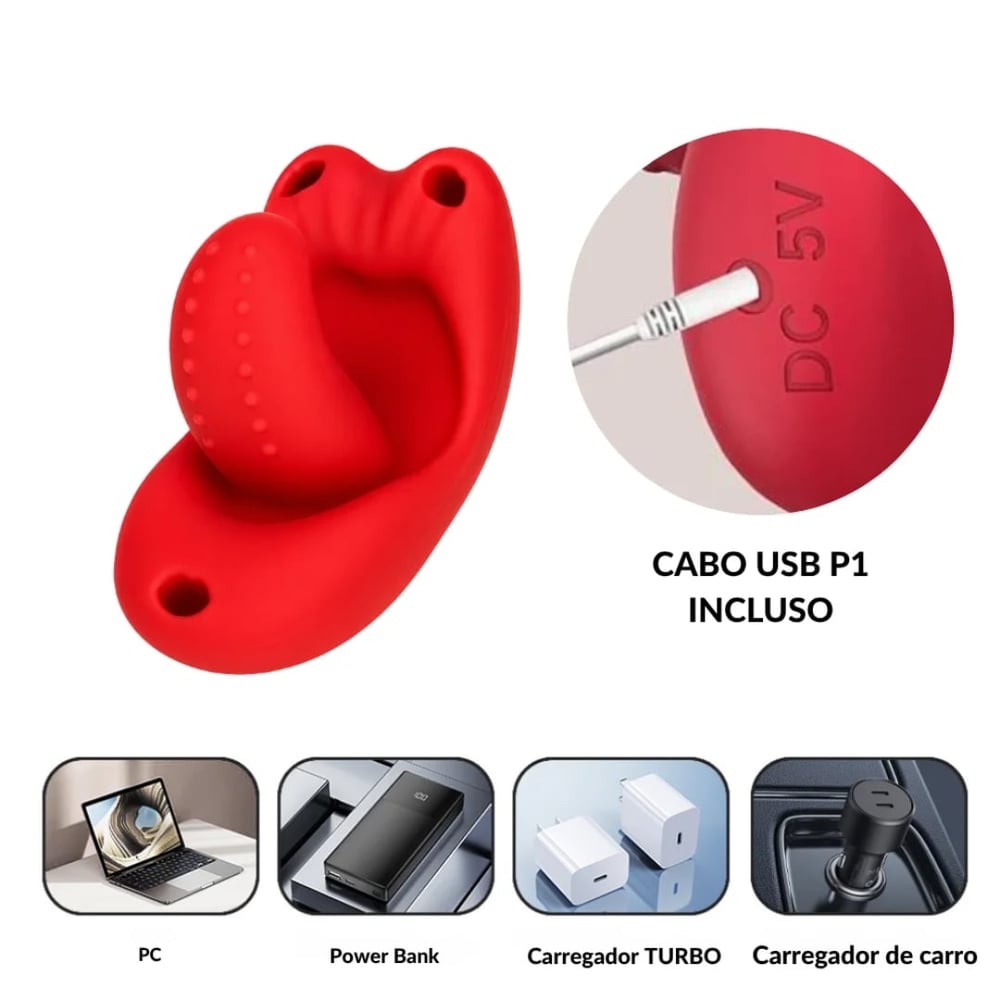Vibrador De Calcinha Ponto G Com Alça Ajustável Por Aplicativo Vibe Toys - Imagem 4