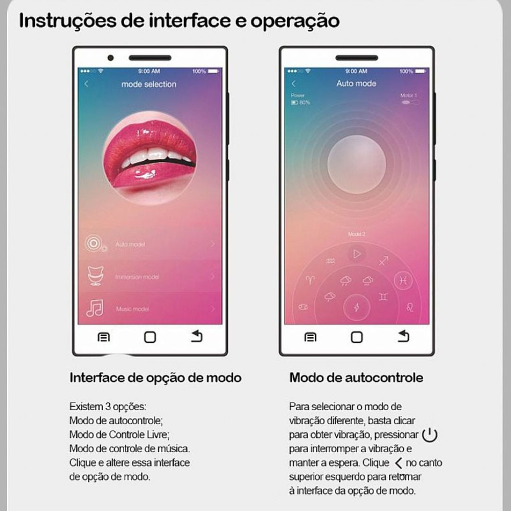 Vibrador De Casal August App Control 12 Vibrações Pretty Love - Imagem 9