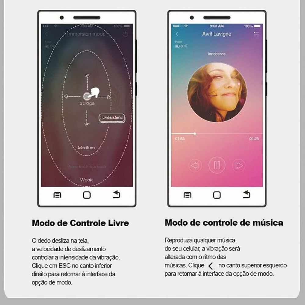 Vibrador De Casal August App Control 12 Vibrações Pretty Love - Imagem 10