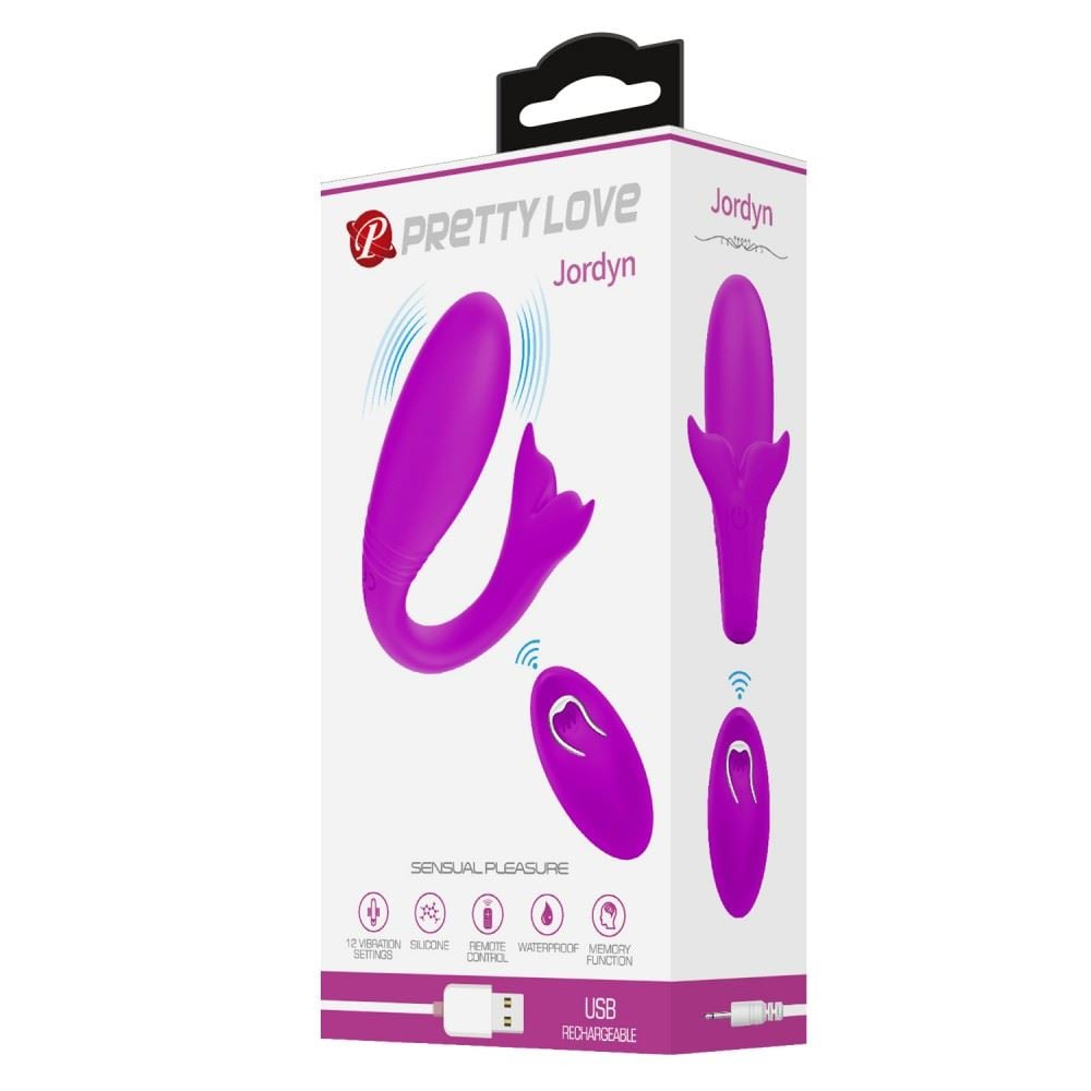 Vibrador De Casal Jordyn 12 Modos De Vibração Com Controle Wireless Pretty Love - Imagem 7