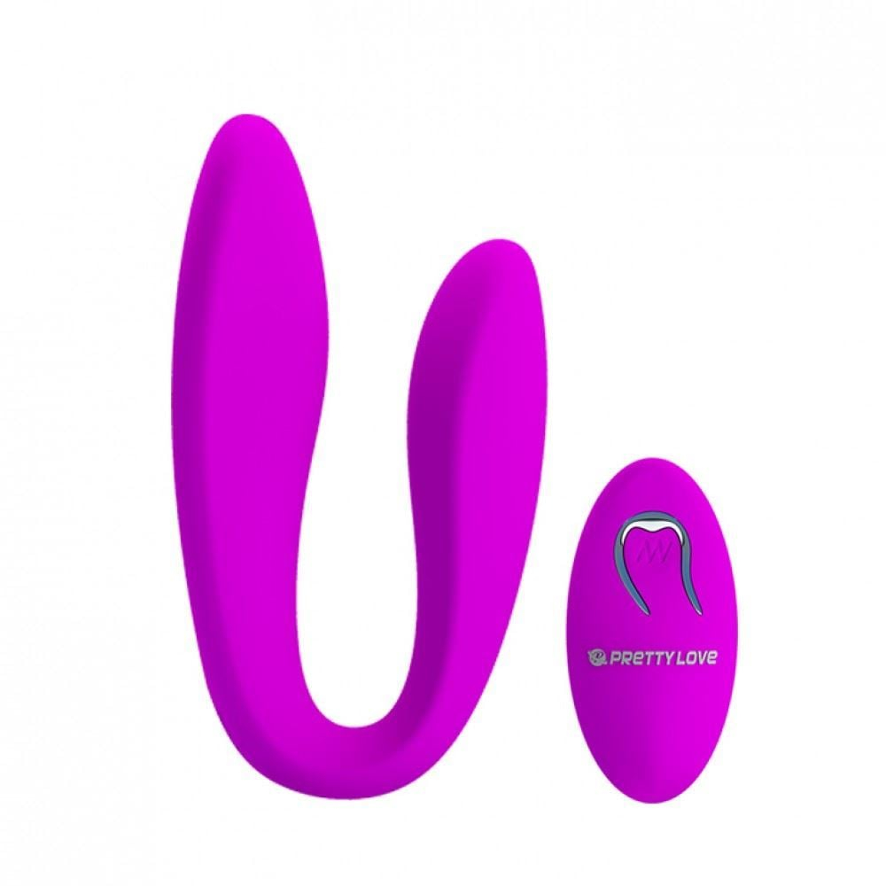 Vibrador De Casal Letitia 10 Vibrações Com Controle Wireless Pretty Love - Imagem 4