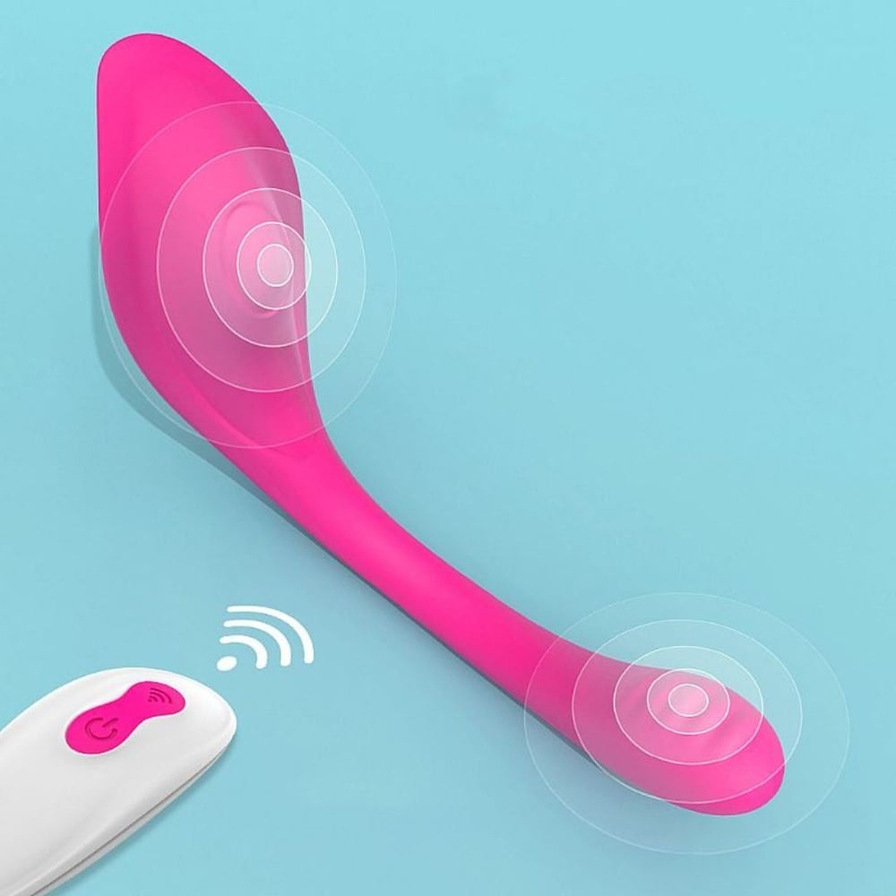 Vibrador De Casal Ribbon Pró Com Vértebra 9 Modos De Vibrações Vibe Toys - Imagem 6