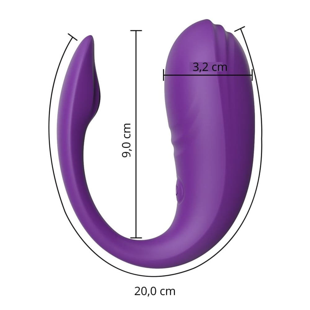 Vibrador De Longa Distância Com Aplicativo 10 Modos De Vibração - Imagem 8