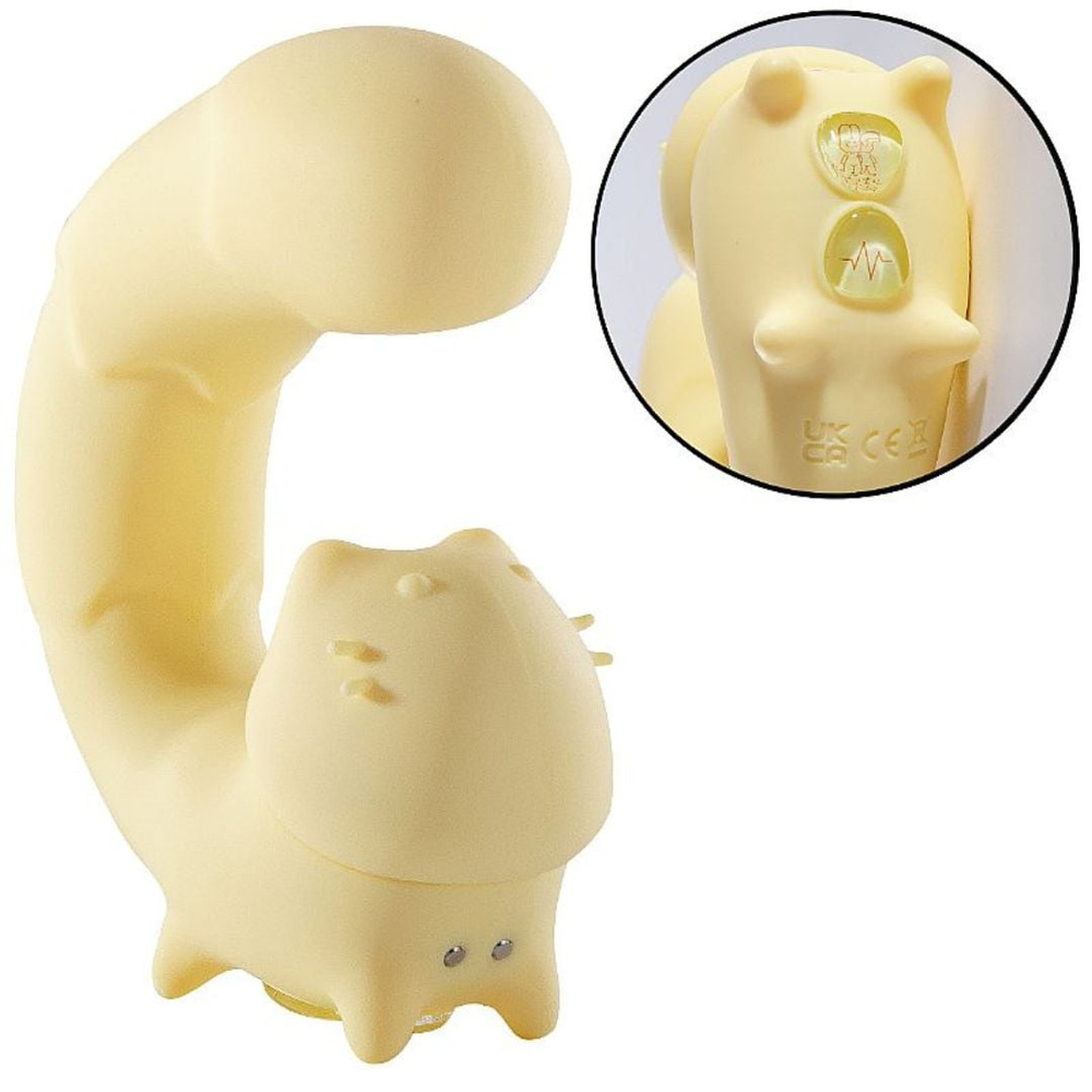 Vibrador De Ponto G 7 Modos De Vibração Em Formato De Gato Vibe Toys - Imagem 4