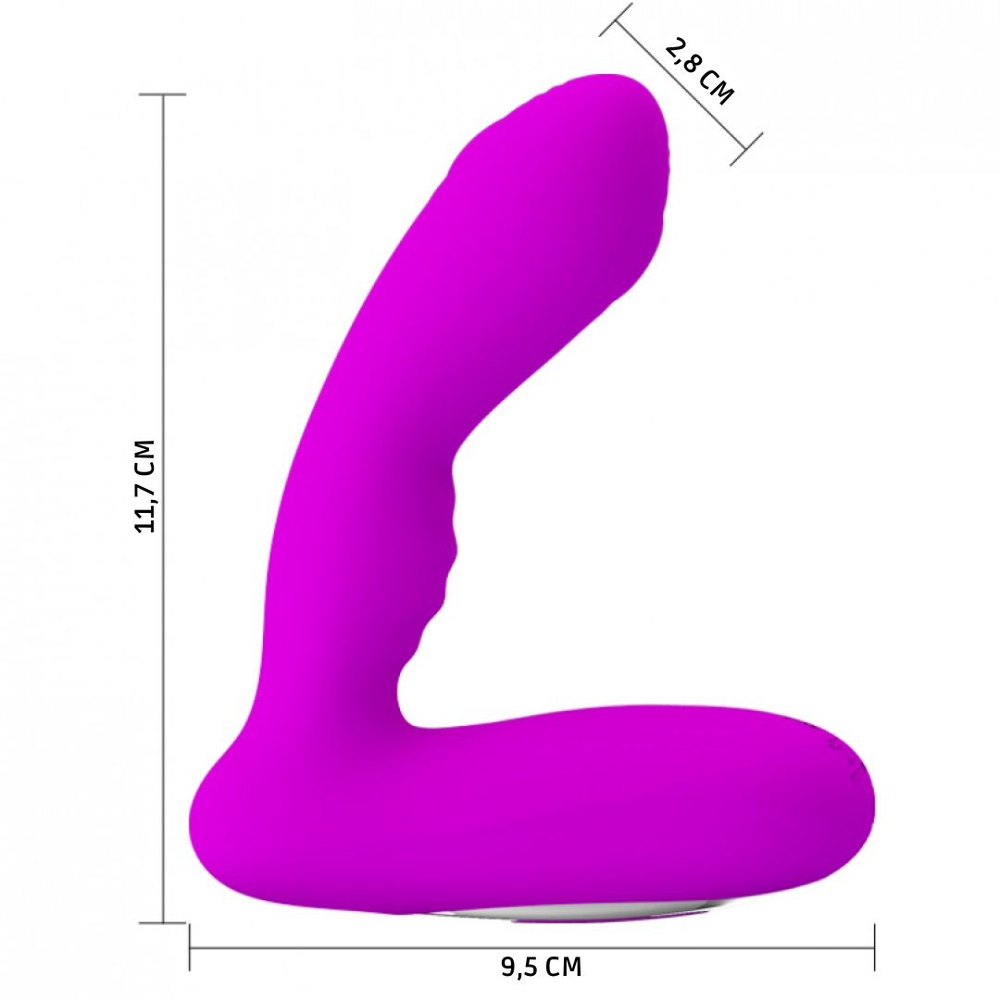 Vibrador De Ponto G E Clitóris Piper 12 Modos De Vibração Pretty Love - Imagem 6