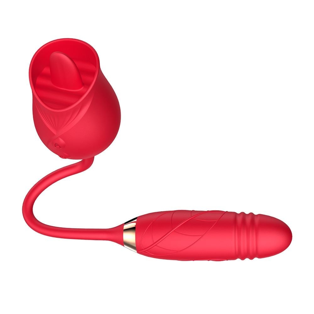 Vibrador Duplo Flexível Flora 10 Modos De Vai E Vem Vibe Toys - Imagem 4