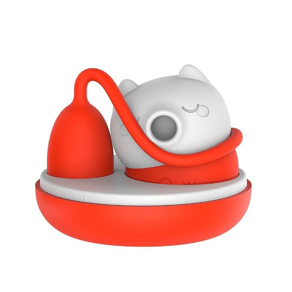 Vibrador Duplo Formato De Gatinho 10 Modos De Pulsação E 10 Vibrações - Imagem 3