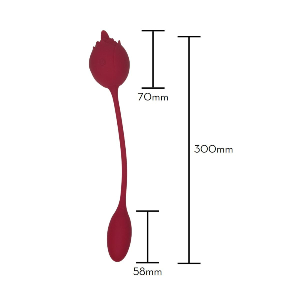 Vibrador Duplo Little Bud 9 Modos De Vibração 6 Modos De Pulsação - Imagem 4