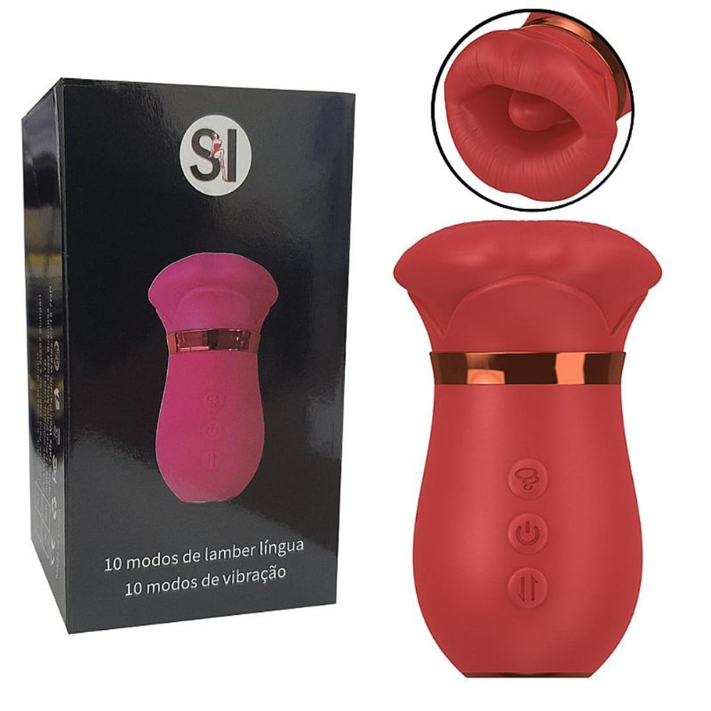 Vibrador Em Boca Estimuladora Com Língua Com 10 Vibrações Vibe Toys - Imagem 5