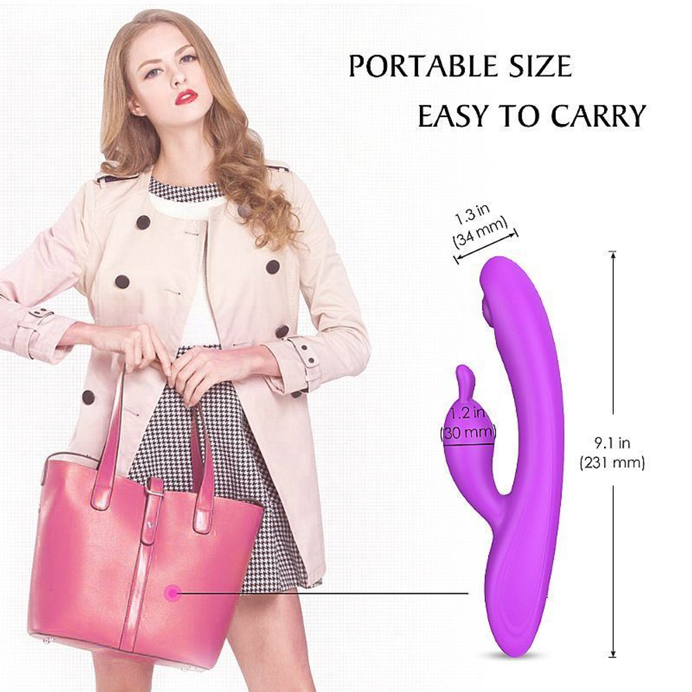 Vibrador Estimulador De Ponto G E Clitóris Recarregável Candy S-Hande - Imagem 4