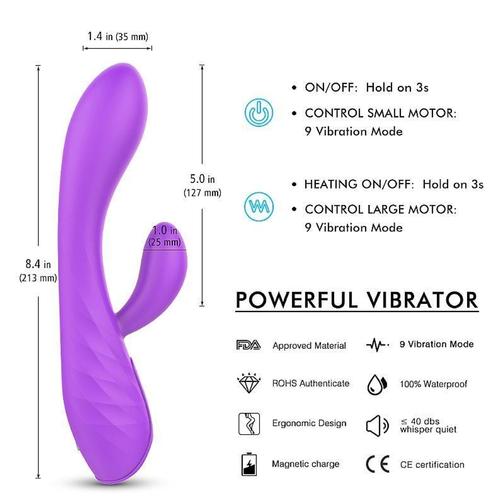Vibrador Estimulador De Ponto G E Clitóris Recarregável Muses S-Hande - Imagem 4