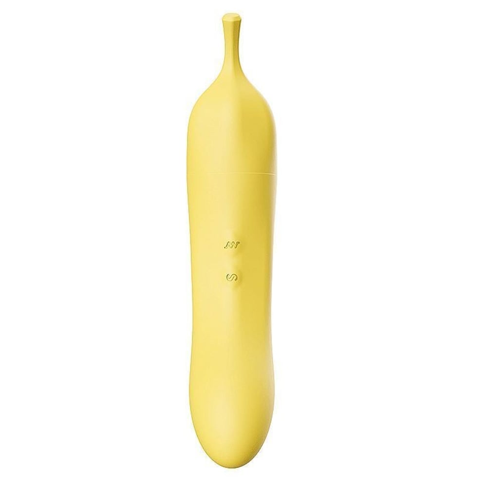 Vibrador Formato De Banana 7 Funções De Vibração E 7 Modos De Pulsação Dibe - Imagem 2
