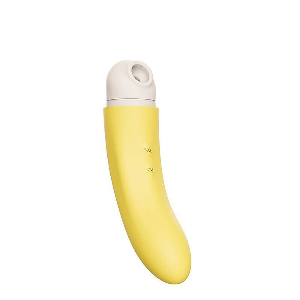 Vibrador Formato De Banana 7 Funções De Vibração E 7 Modos De Pulsação Dibe - Imagem 3