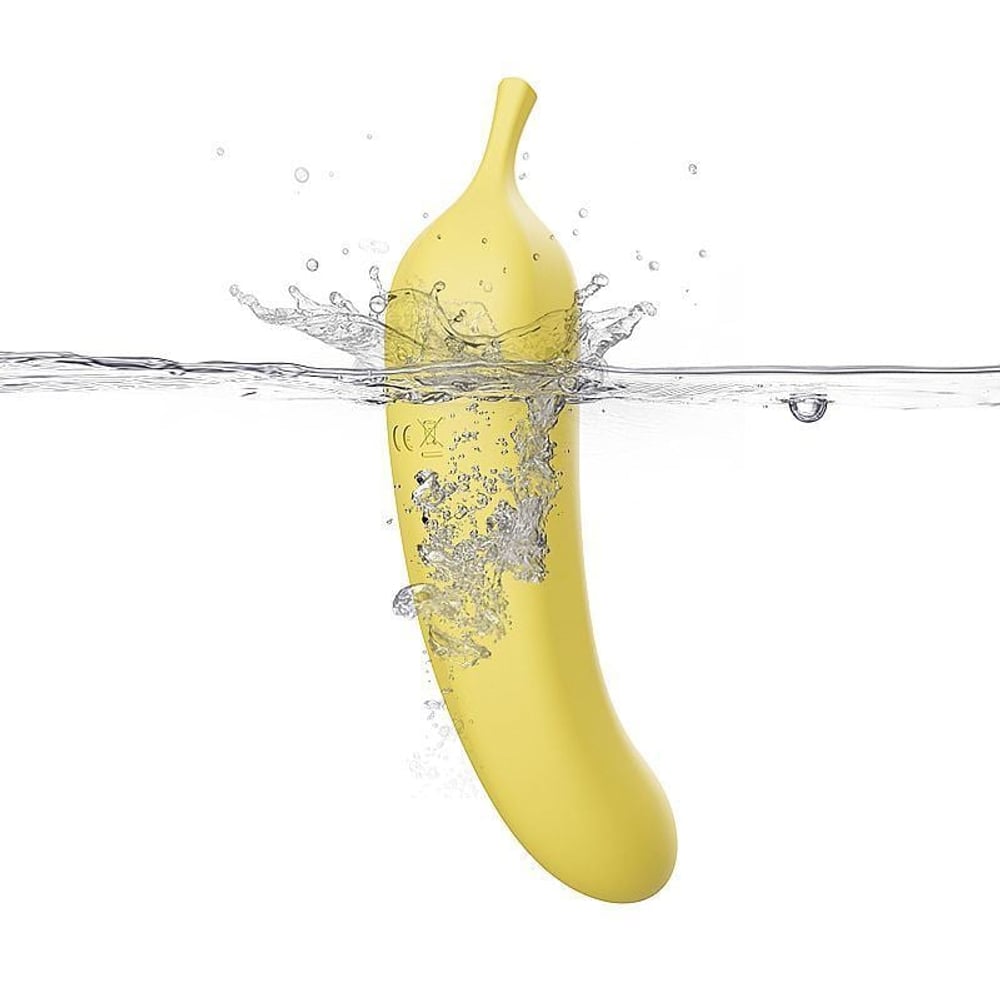 Vibrador Formato De Banana 7 Funções De Vibração E 7 Modos De Pulsação Dibe - Imagem 5