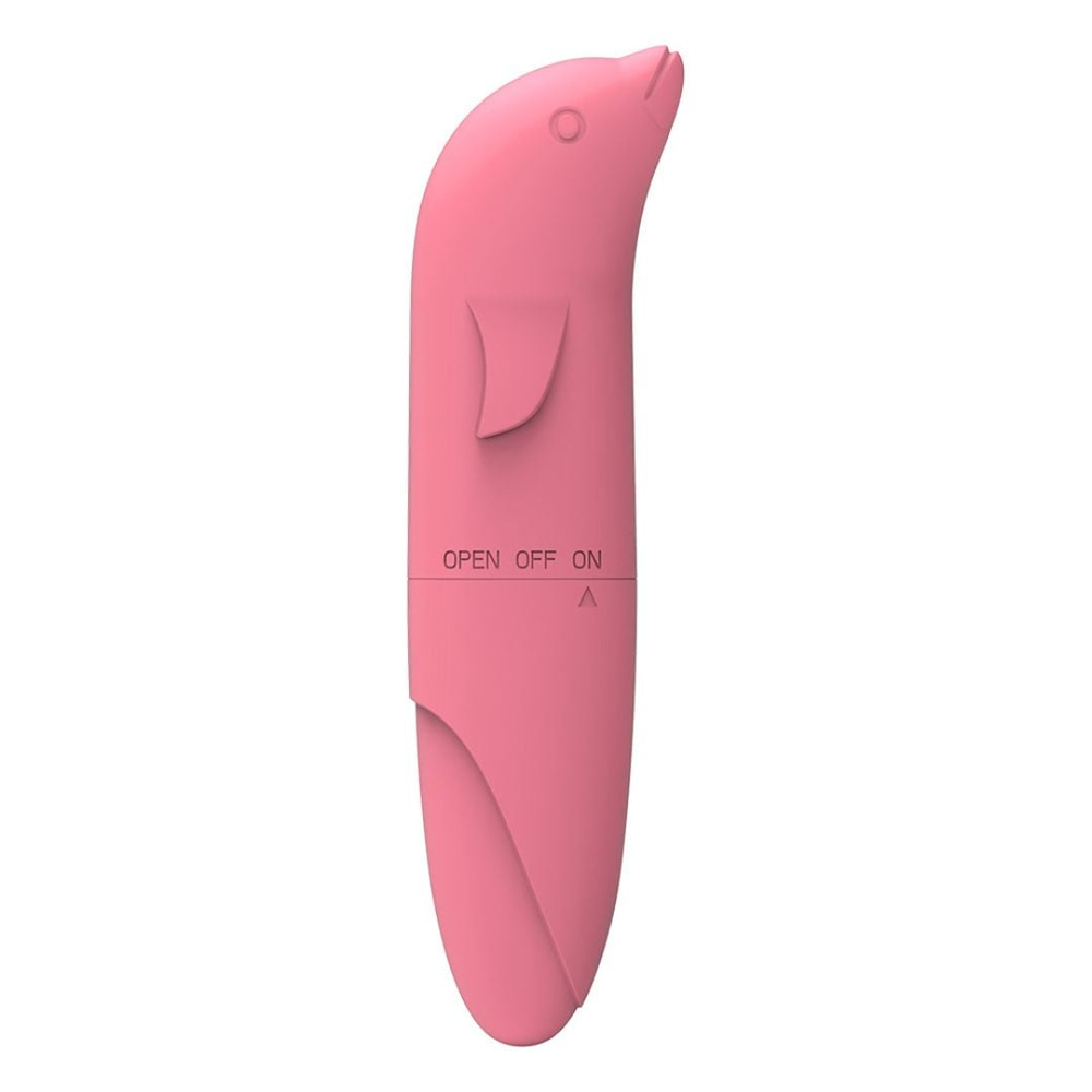Vibrador Golfinho Plástico Liso Colors Youvibe - Imagem 4